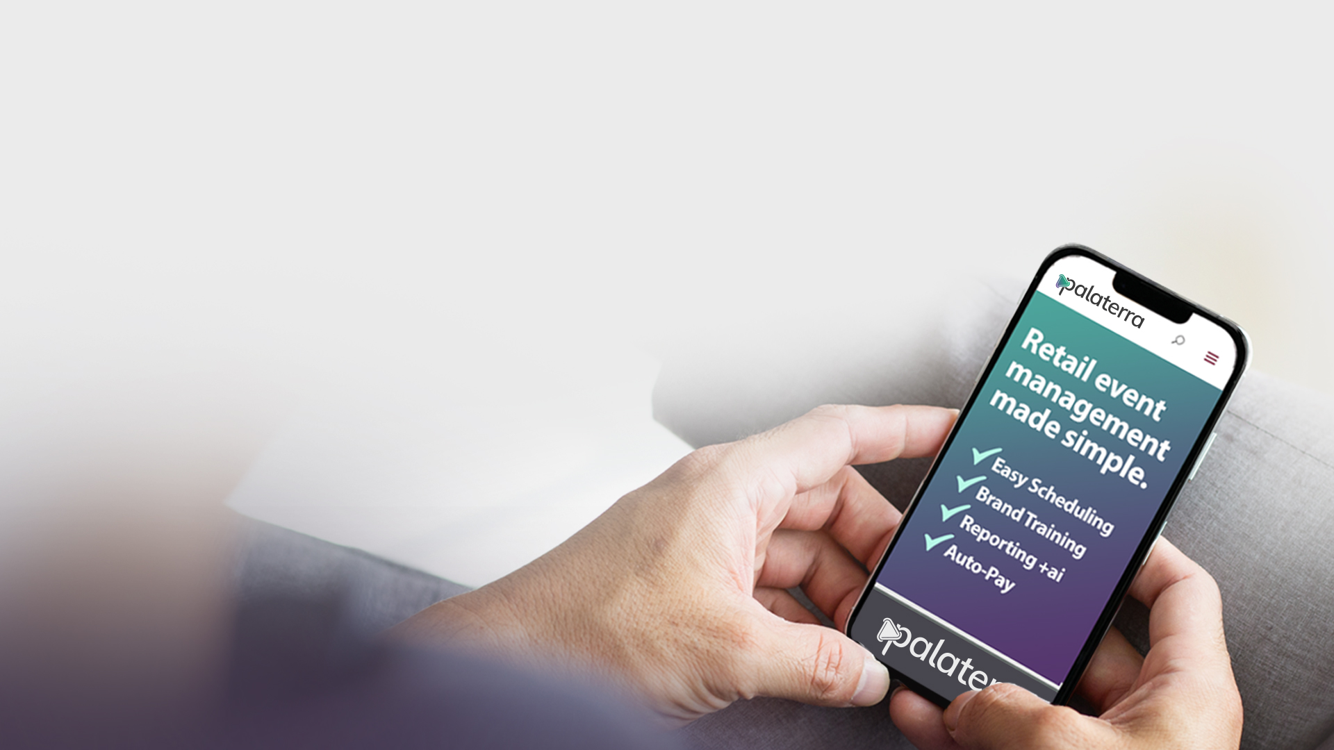 Phone in hand image